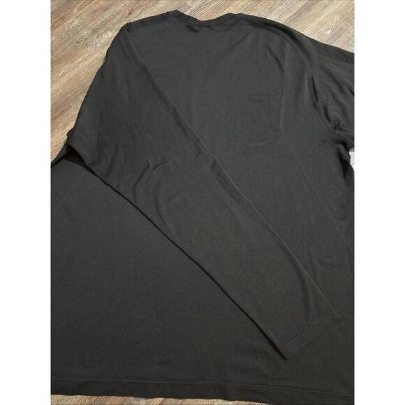 Peloton Lululemon Black Athleisure Gym Minimalist Long Sleeve Mens XXL - Picture 14 of 15